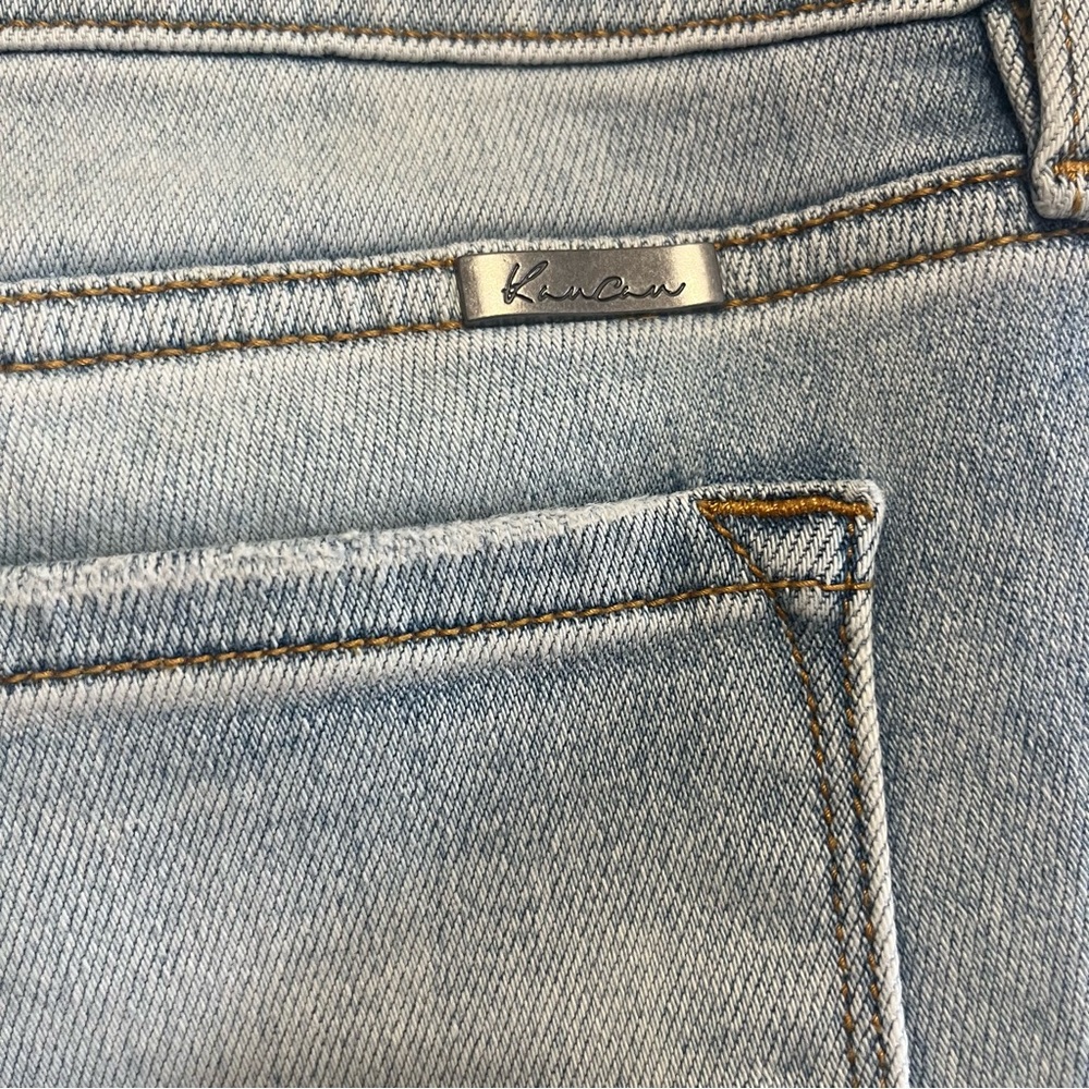 KANCAN Ankle Skinny Distressed Frayed Hem Denim Jeans - Picture 11 of 13